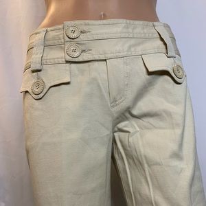 Nanette Lepore SZ 4 NEW khaki bootcut pants